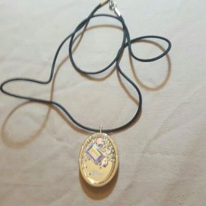 dior necklace + lip gloss