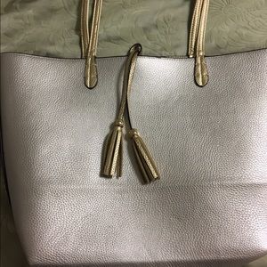 Reversible Fold and Silver Tote; Carried Once