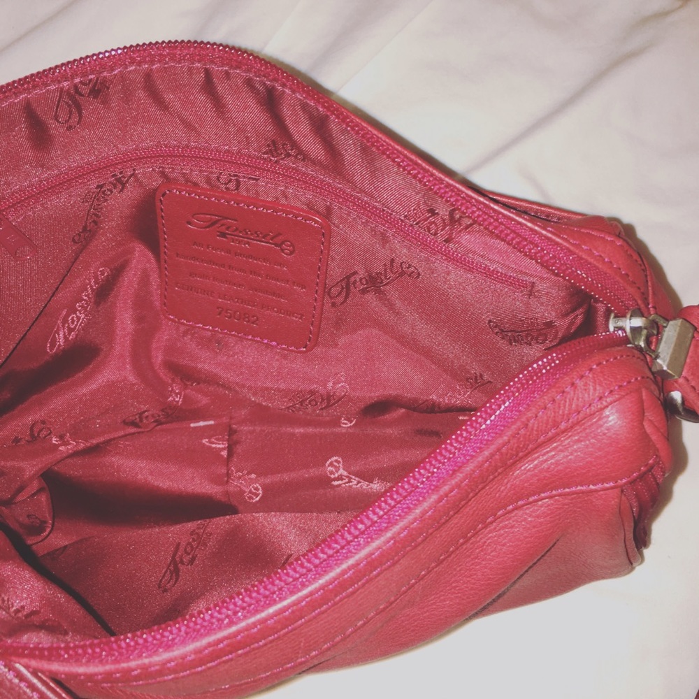 Fossil leather purse