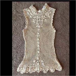 Banana Republic crocheted top