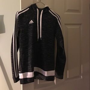 Black, women's,  adidas hoodie