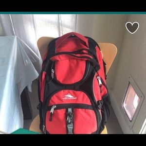 Red High Sierra backpack