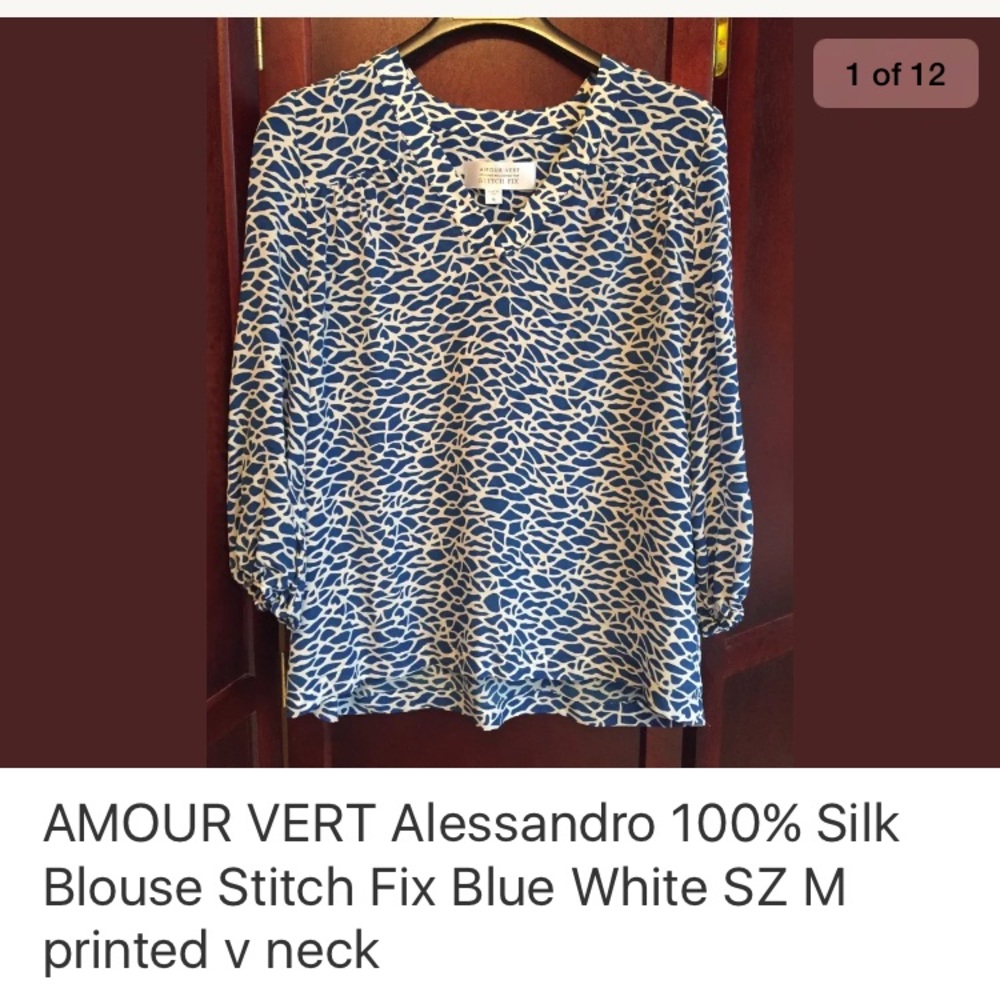 Amour Vert for STITCH FIX Blouse women's medium