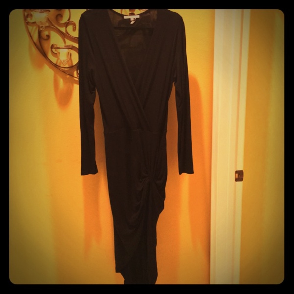 Young fabulous and broke black v neck dress!