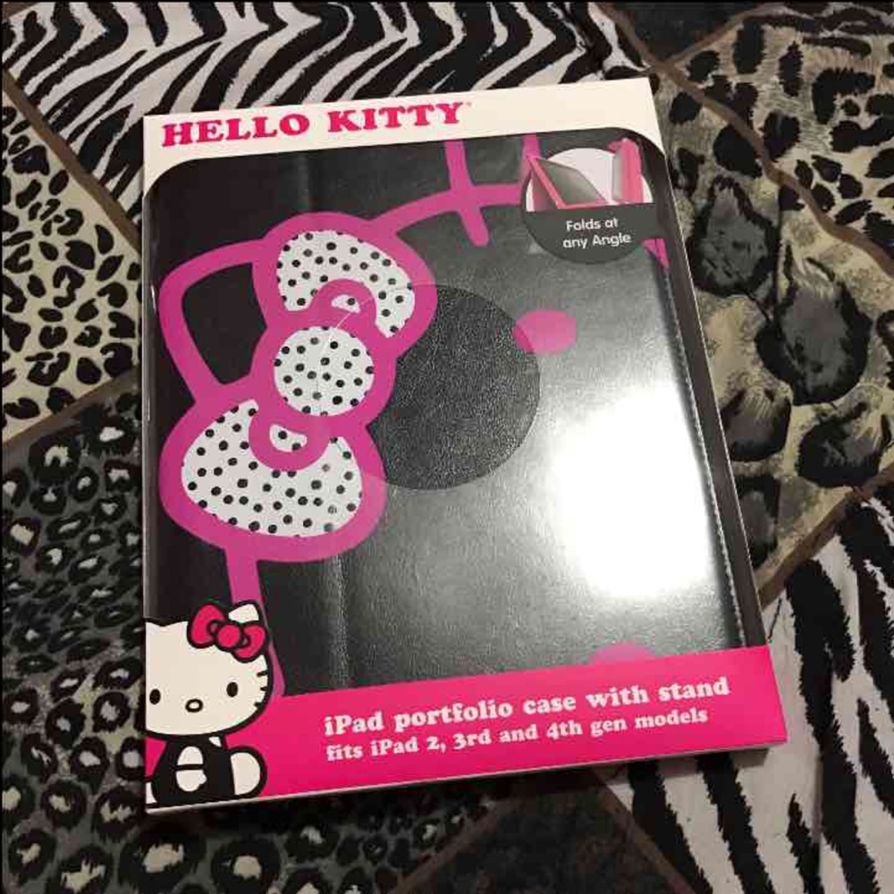 New hello kitty iPad portfolio case