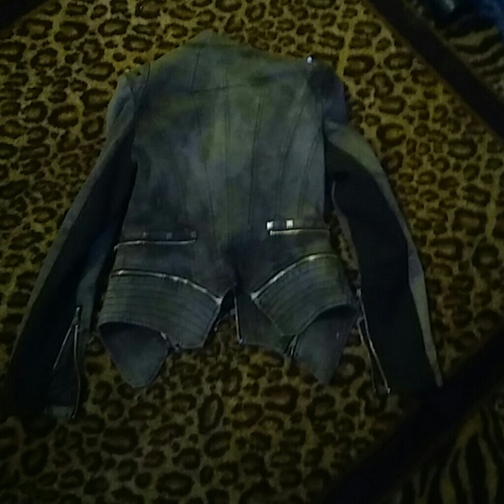 Last chance : PRICE FIRM..Grey Studded Jacket