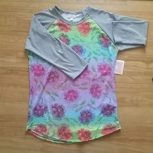 3/4 Sleeve Rainbow shirt