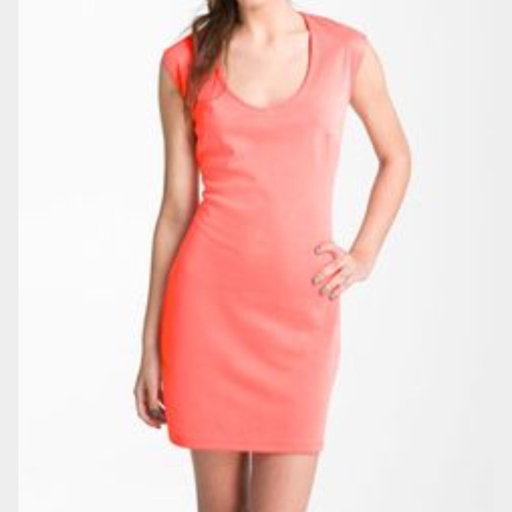 Nordstrom Mimi Chica Neon Bodycon dress