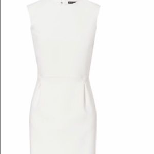 Zara white backless dress
