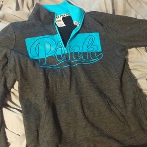 Victoria secret Pink 3/4 zip sweatshirt size small