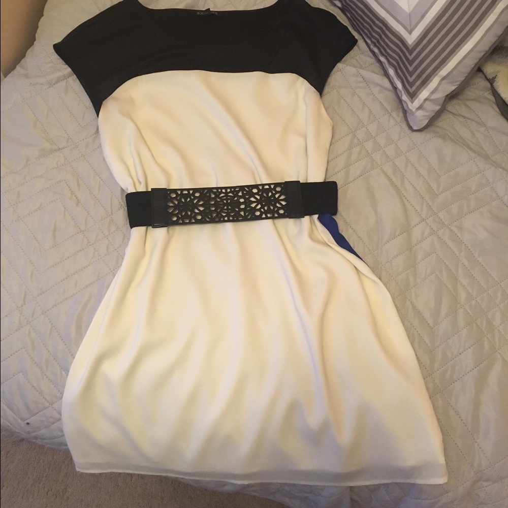 Express Color Block Sheath Dress