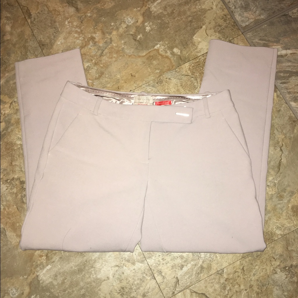 Lavender cropped work pant The Limited Scandal