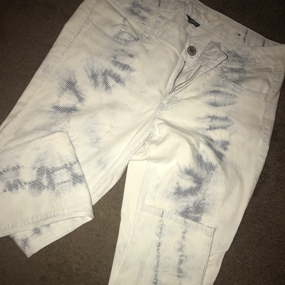Multi colore pin stripped pants