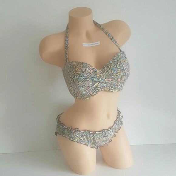 Victoria's Secret 34DD LARGE BIKINI BUNDLE NWT