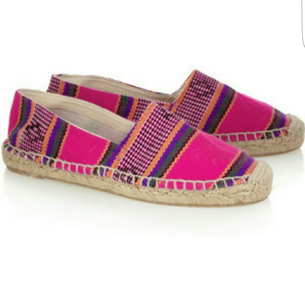 🚫SOLD🚫JCREW Multicolor Canvas Woven Espadrilles