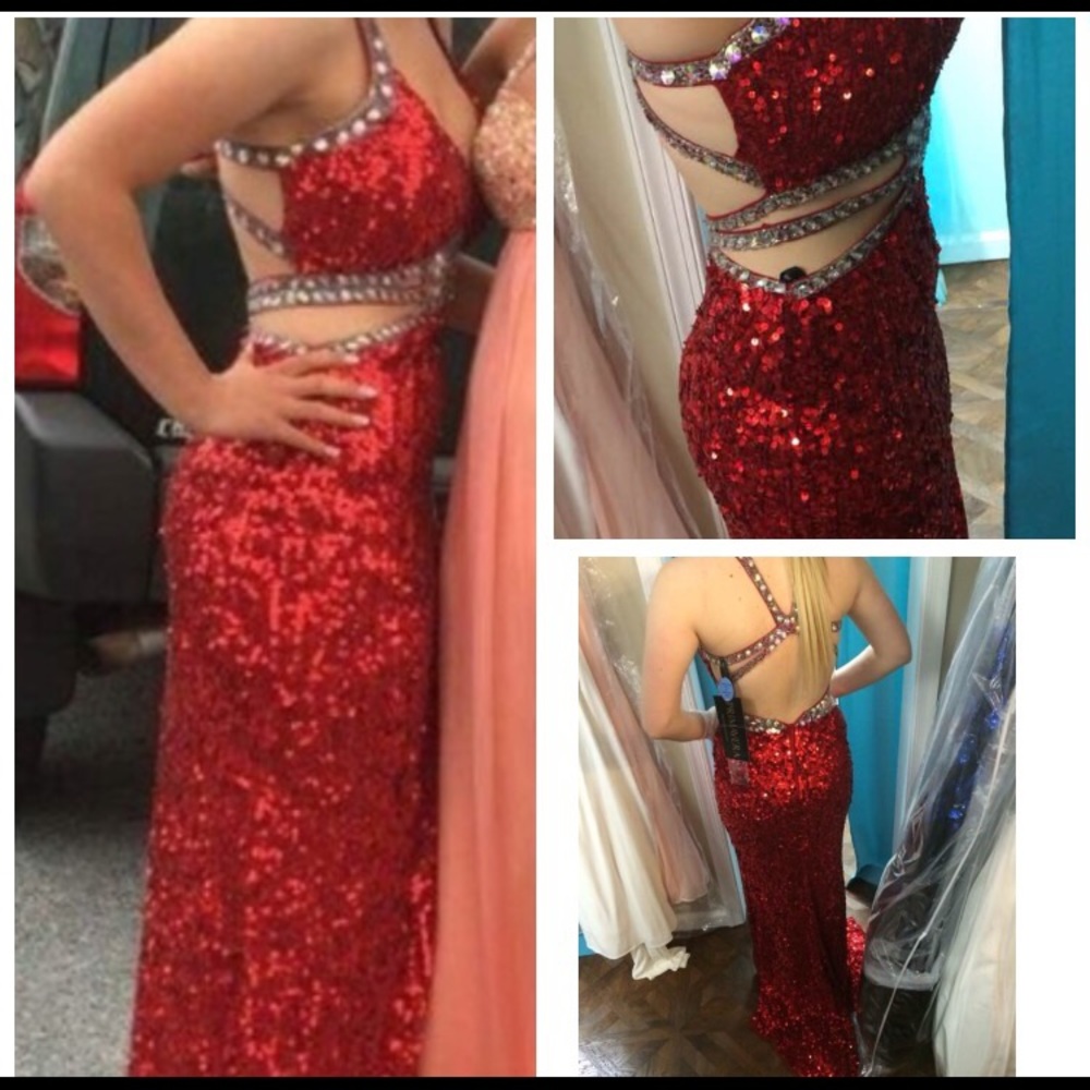 Sequins and gems Prom dress!!!