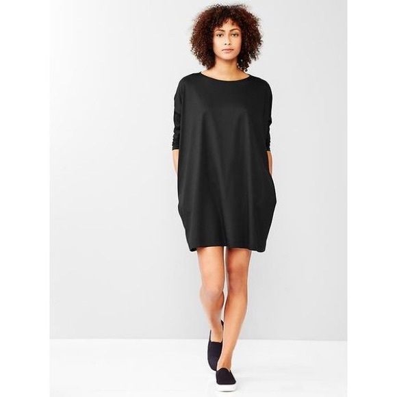 black sack dress