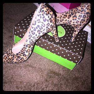 Leopard Kelly and Katie heels