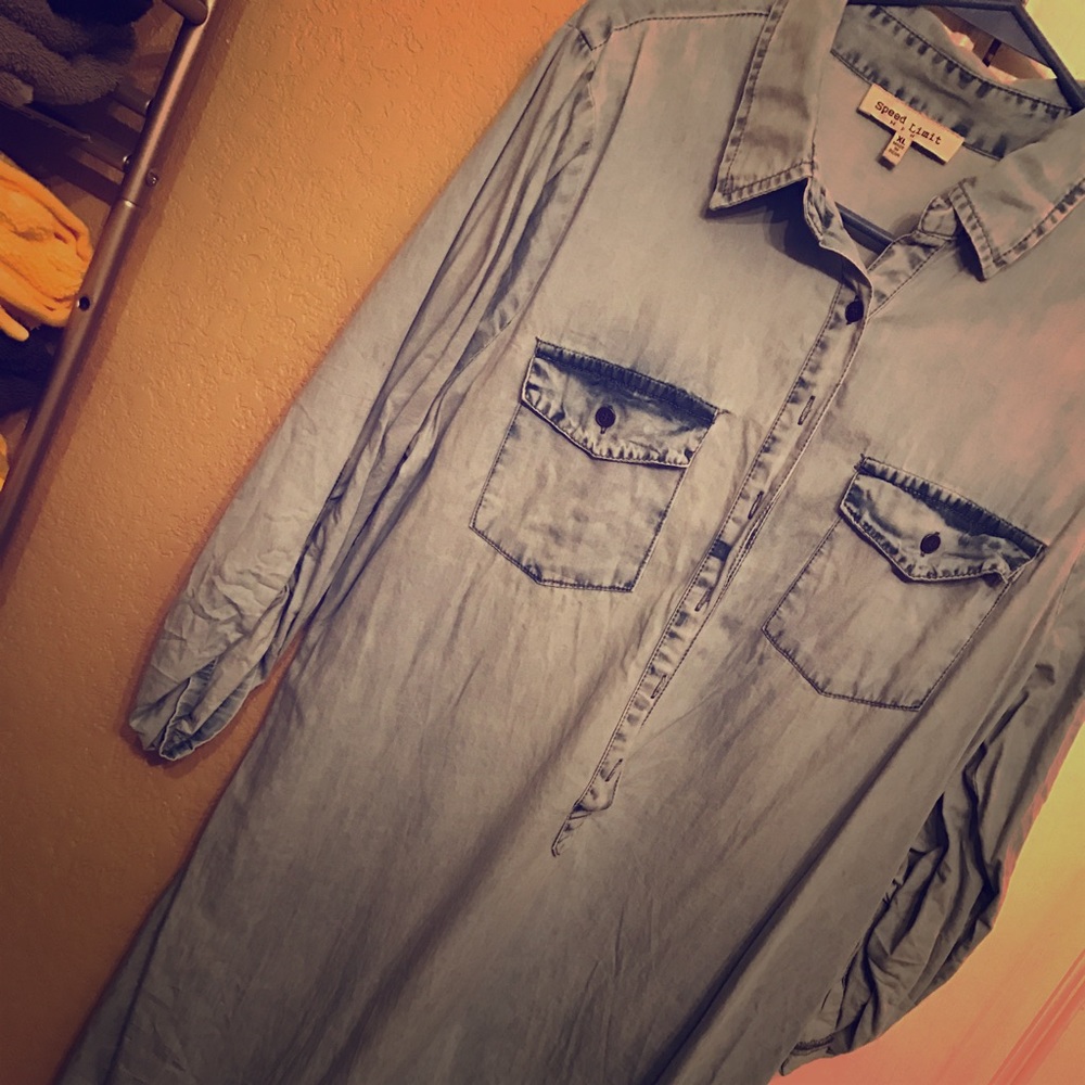 Denim dress