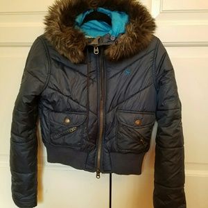 Abercrombie & Fitch puffy jacket EUC!