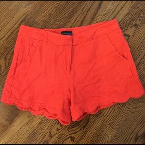 Cynthia Rowley scalloped shorts