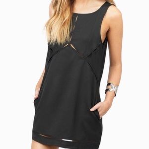 Tobi black shift dress
