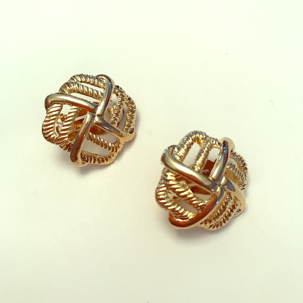 NEW! Gold Clip-On Earrings