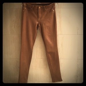 Textured 7 jeans.  Spandex and poly.  Size 27