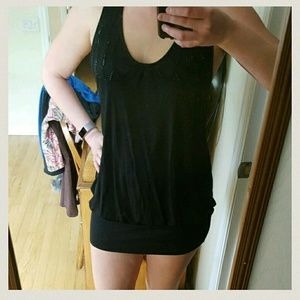 Bebe Sexy Black Dress Fits like S/M
