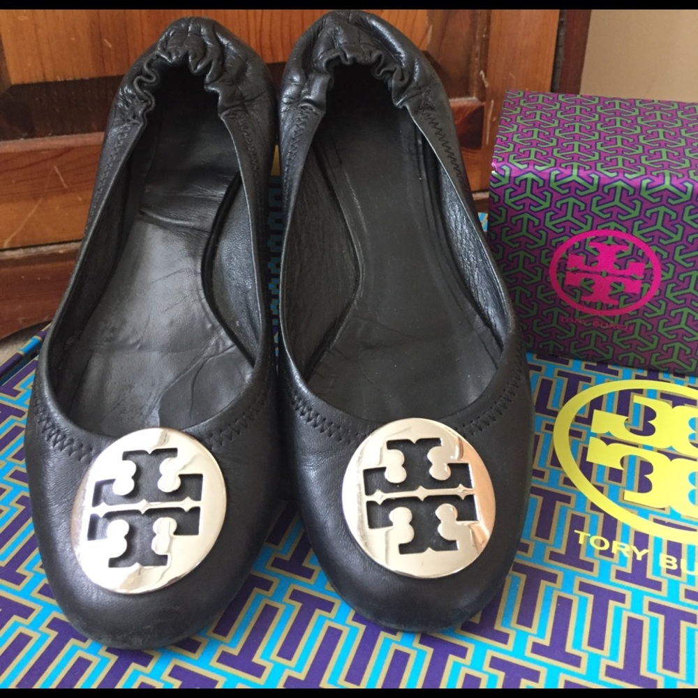 BUNDLED & SOLD! Black Tory Burch Reva Flats
