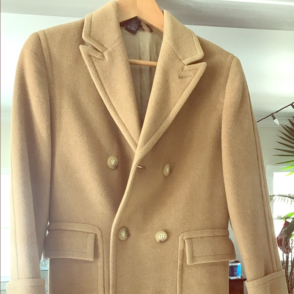 Polo Ralph Lauren Boys sz 10 camel hair coat used