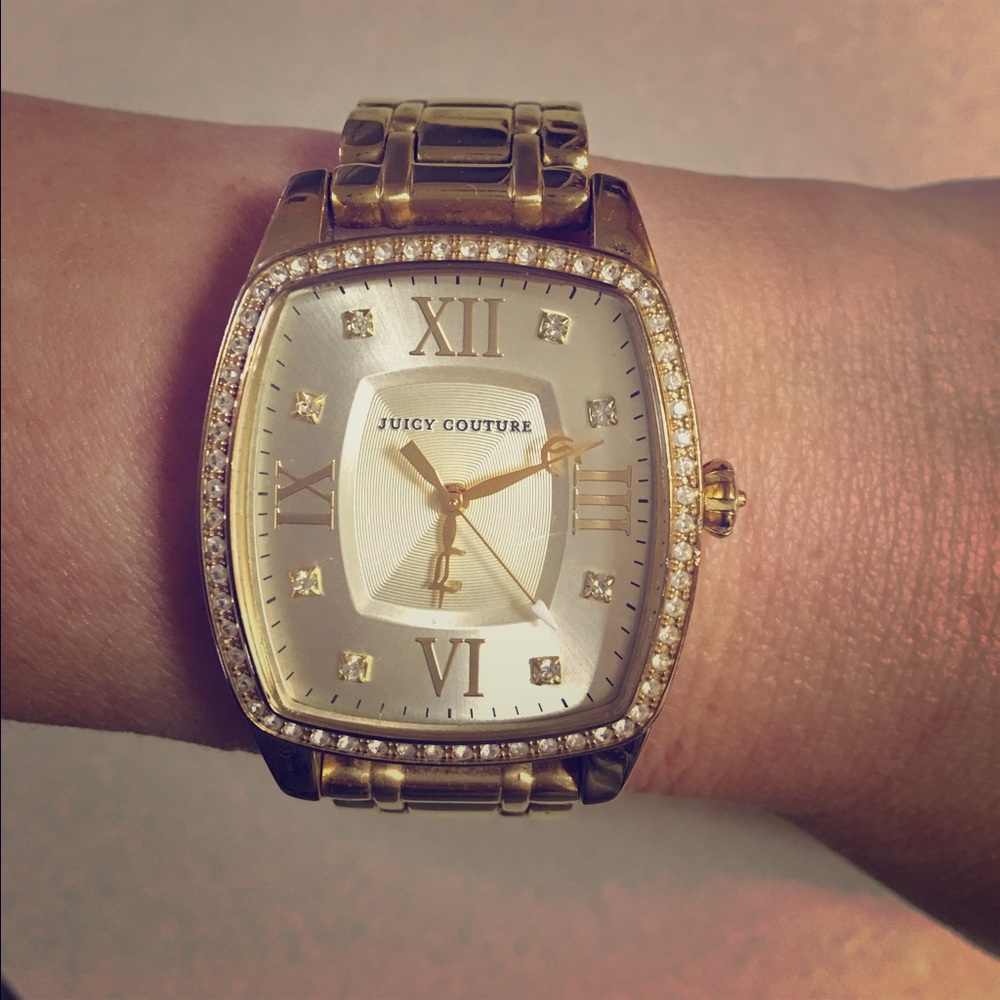 Juicy Couture Women's Beau Gold Bracelet Watch