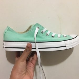 Teal converse never wore