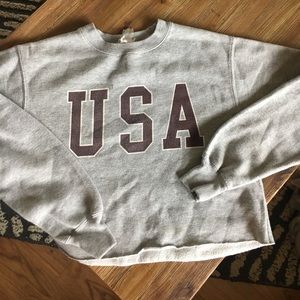 Cropped USA Brandy sweatshirt 🇺🇸