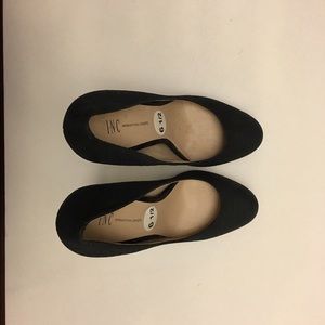 INC Black heels