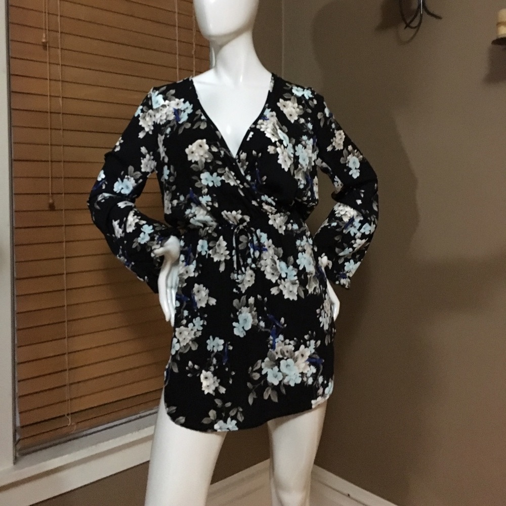 Floral wrap dress - never worn
