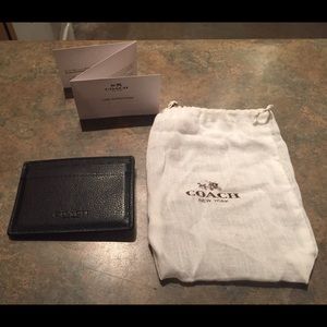 Coach ID holder/money clip