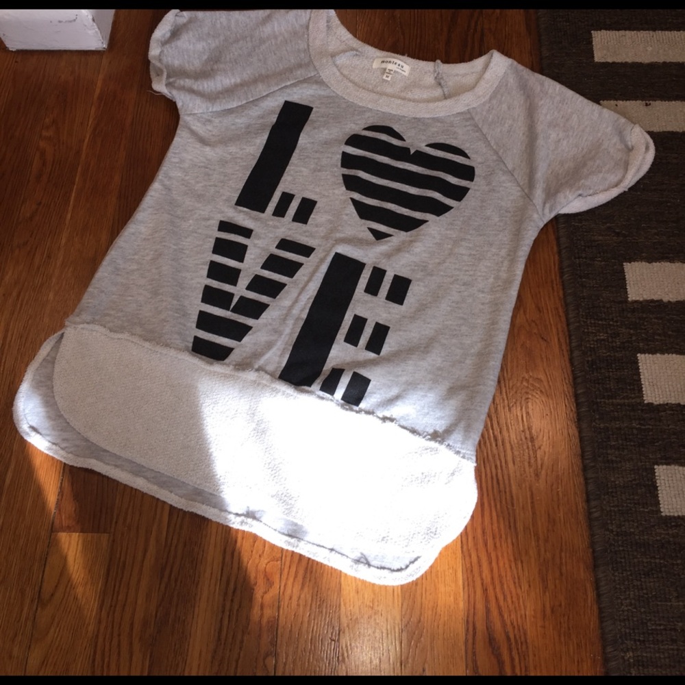 Monteau short sleeve sweatshirt