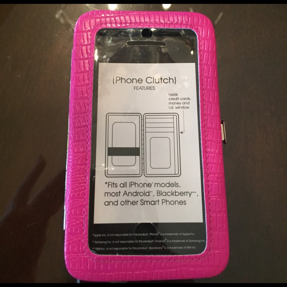 Pink Phone Clutch