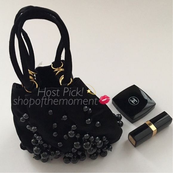 Oscar de la Renta Handbags - 👛🆕 հթ💫 Oscar de la Renta Black Pearl Mini Bag