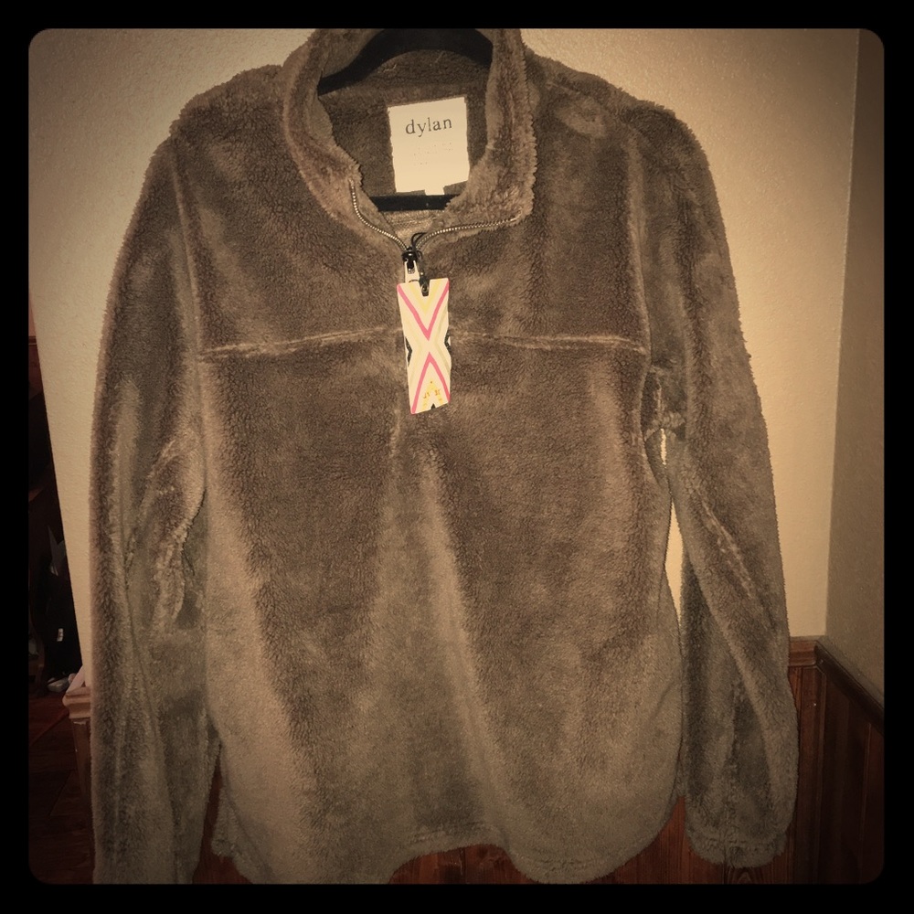 NWT Dylan by True Grit Sherpa Pullover sz.M