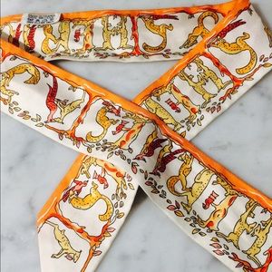 Hermes neck scarf.  AMAZING