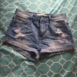 Hollister high waisted shorts