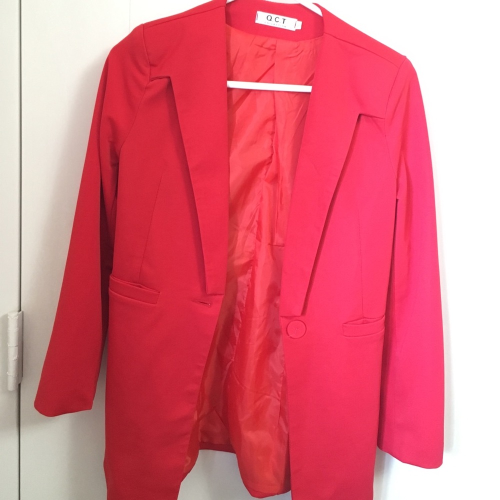 Red blazer
