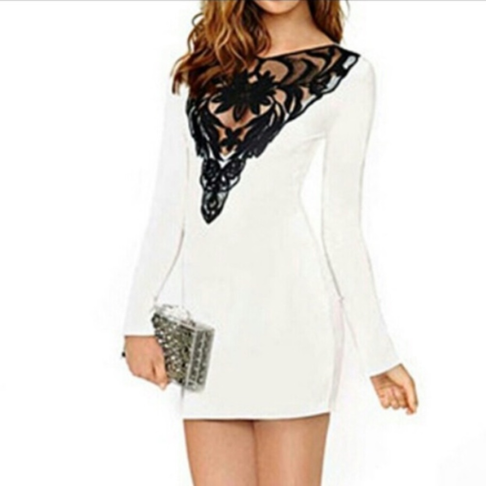 Long Sleeve Dress w Lace