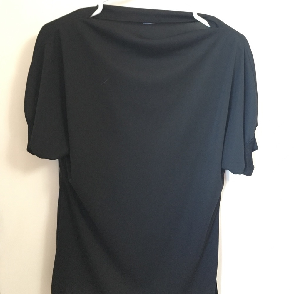 Zara black short sleeve top