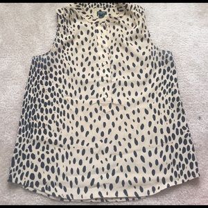 J. Crew Printed Popover