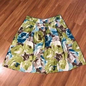 Talbots floral skirt
