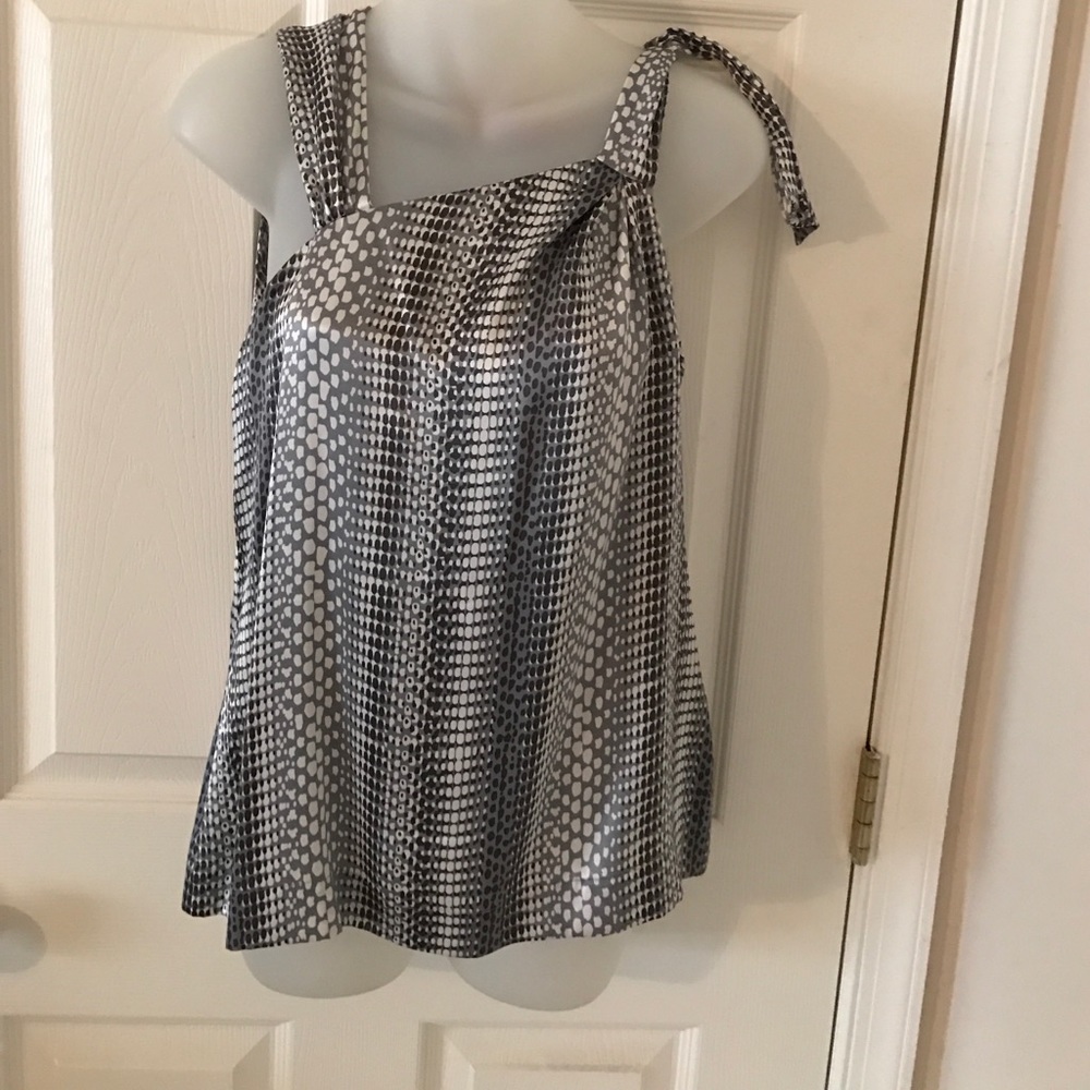 Satin fashionable tank blouse