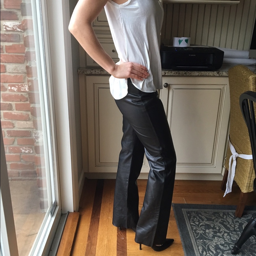 Leather pants